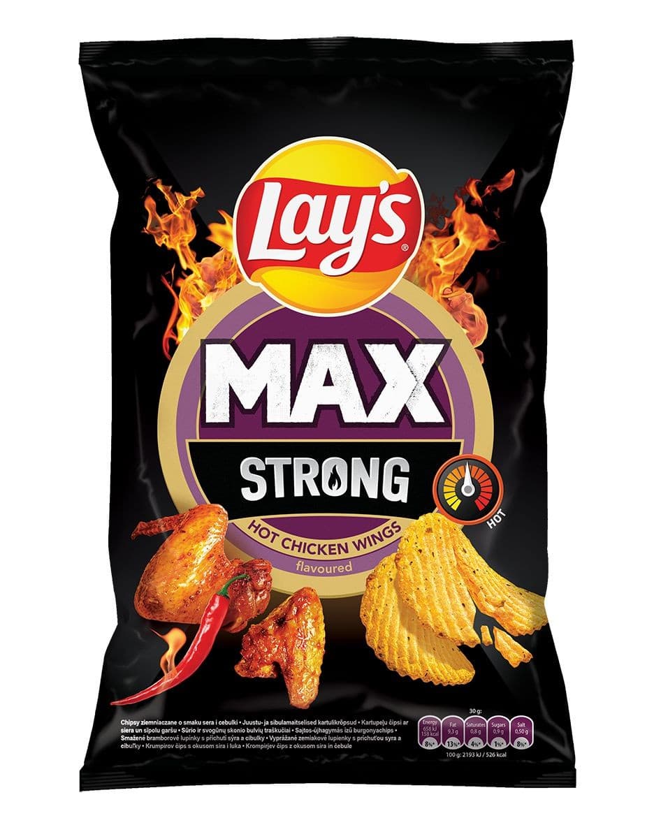 Lays Strong Hot Chicken Wings 120g
