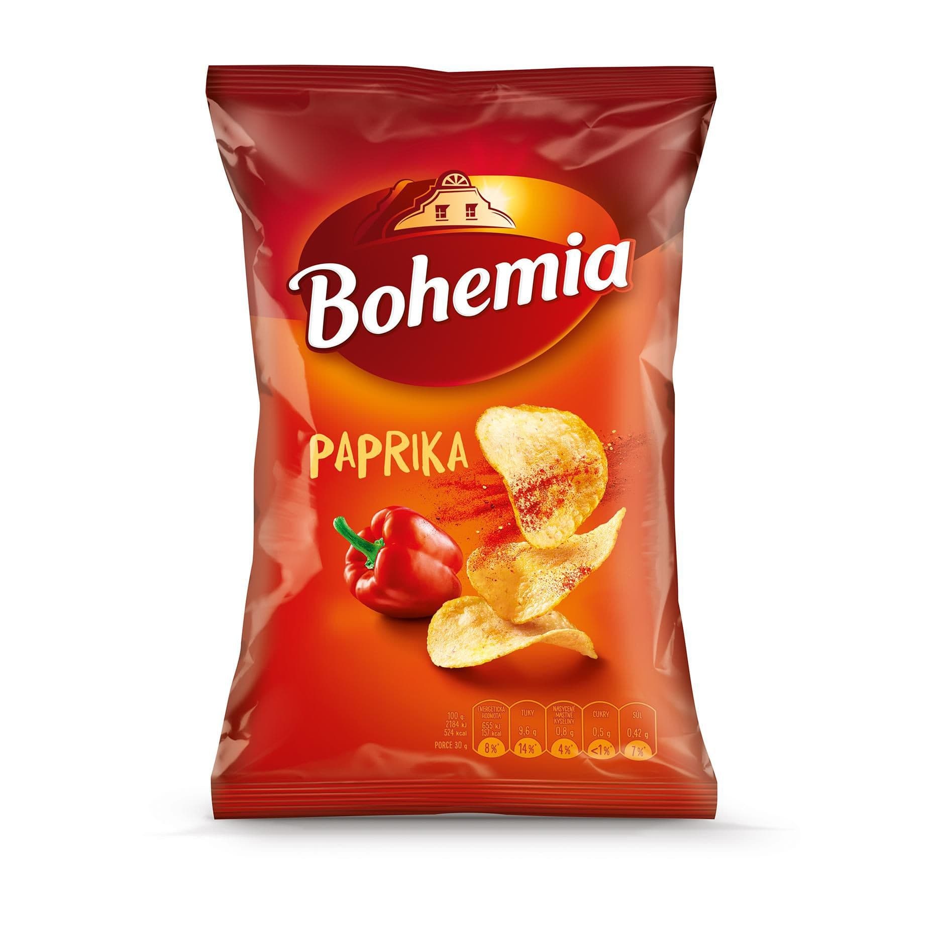 Bohemia Chips paprika 60g