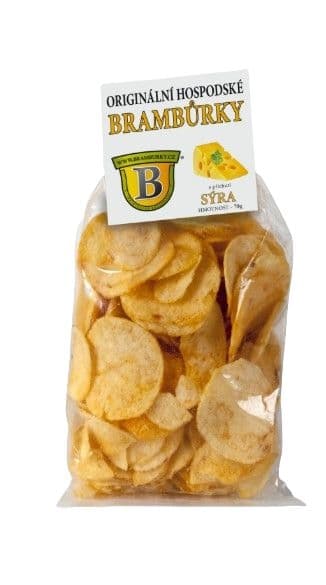 Originální hospodské brambůrky s příchutí sýru 70g