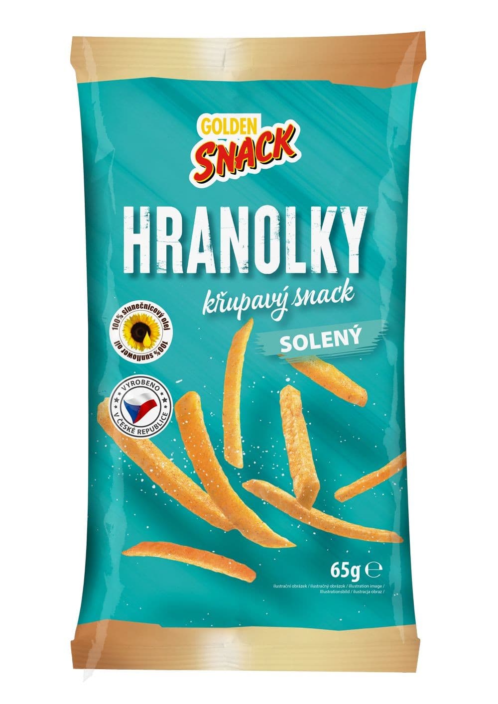 Golden Snack Hranolky solené 65g