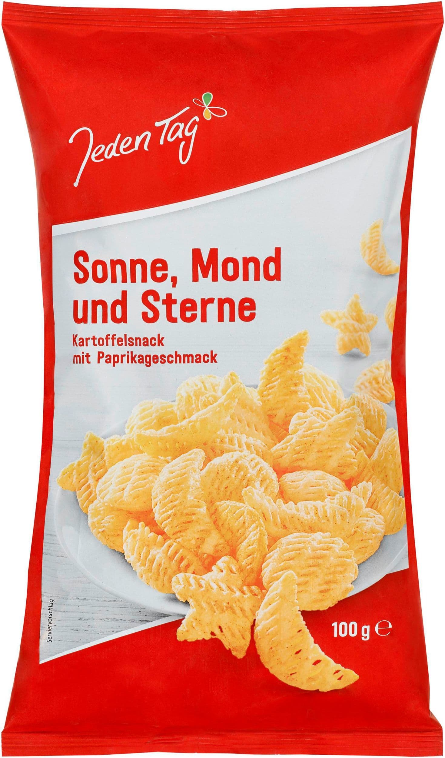 Jeden Tag Bramborový snack s příchutí papriky 100g