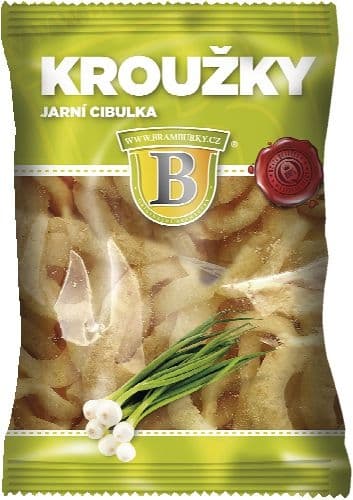 Originální brambůrky Kroužky jarní cibulka 50g