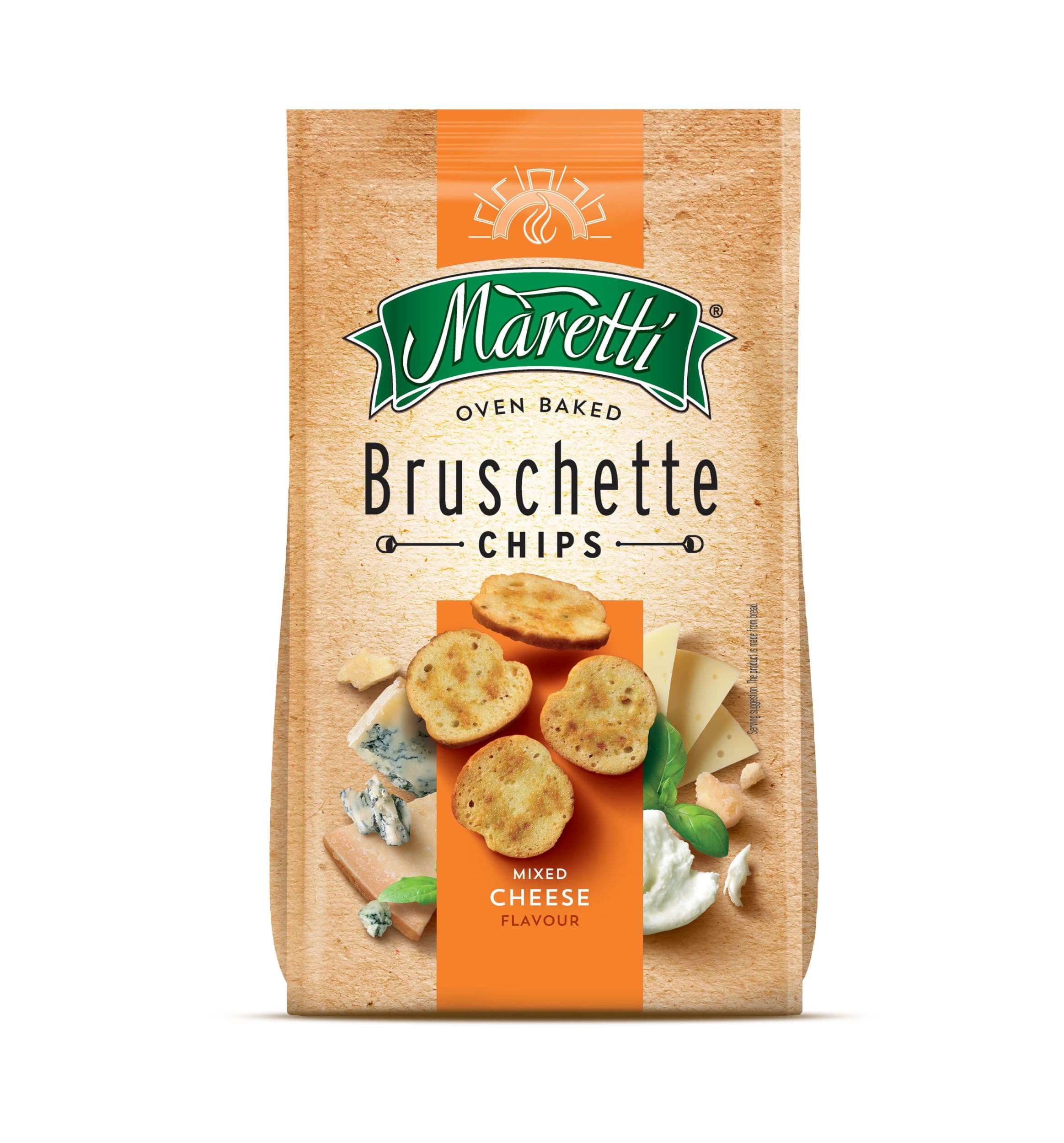 Maretti Bruschetty s příchutí sýrů 70 g