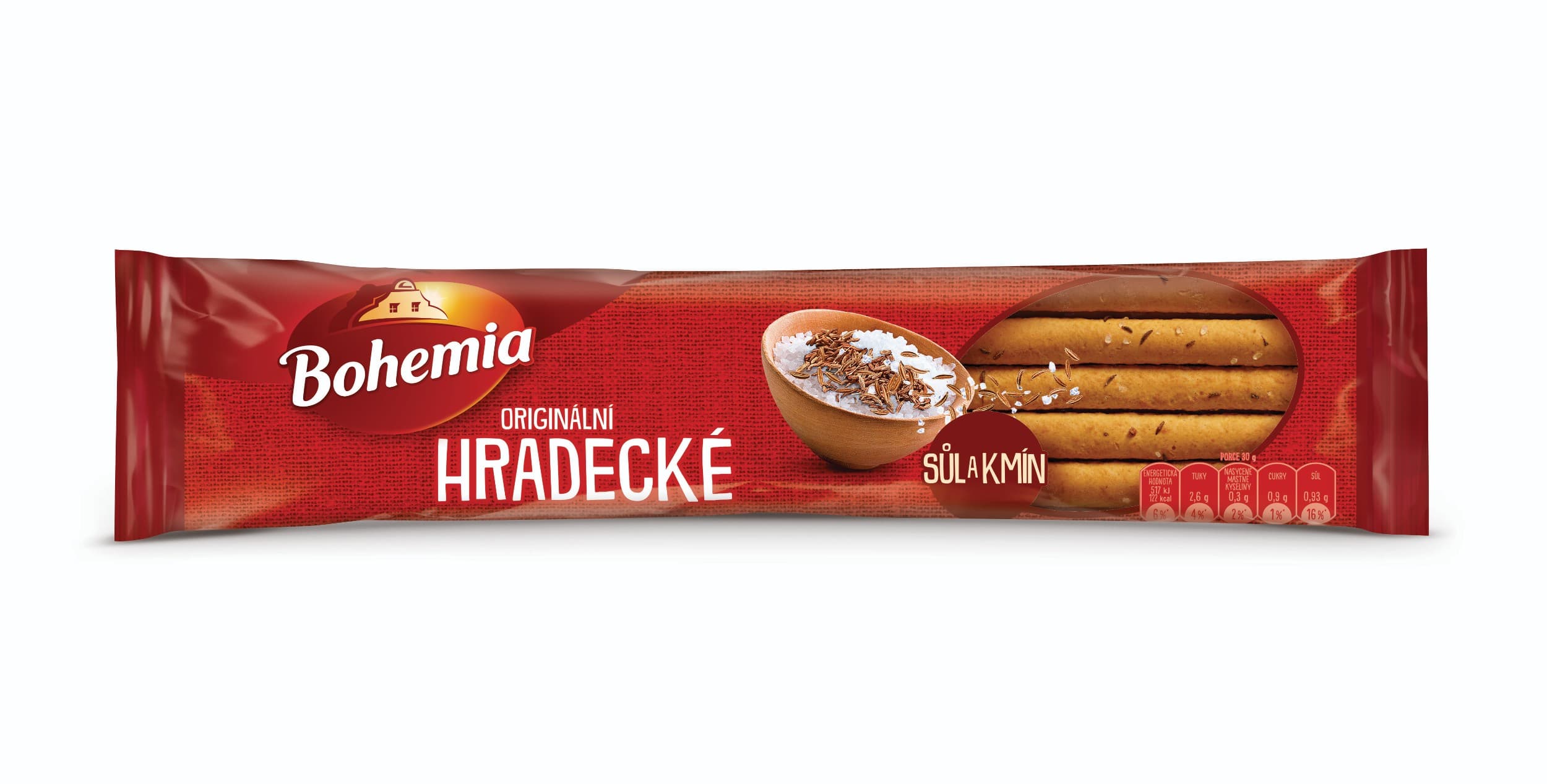 Bohemia Hradecké tyčinky kmín a sůl 100 g