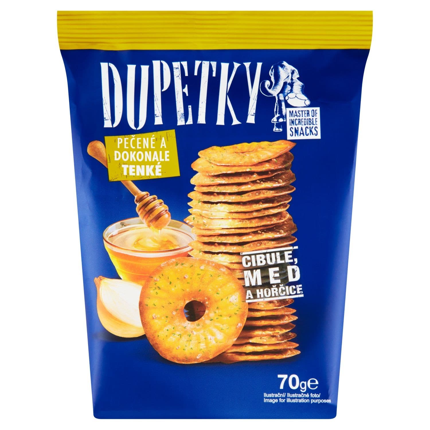 Dupetky Cibule, med a hořčice 70g