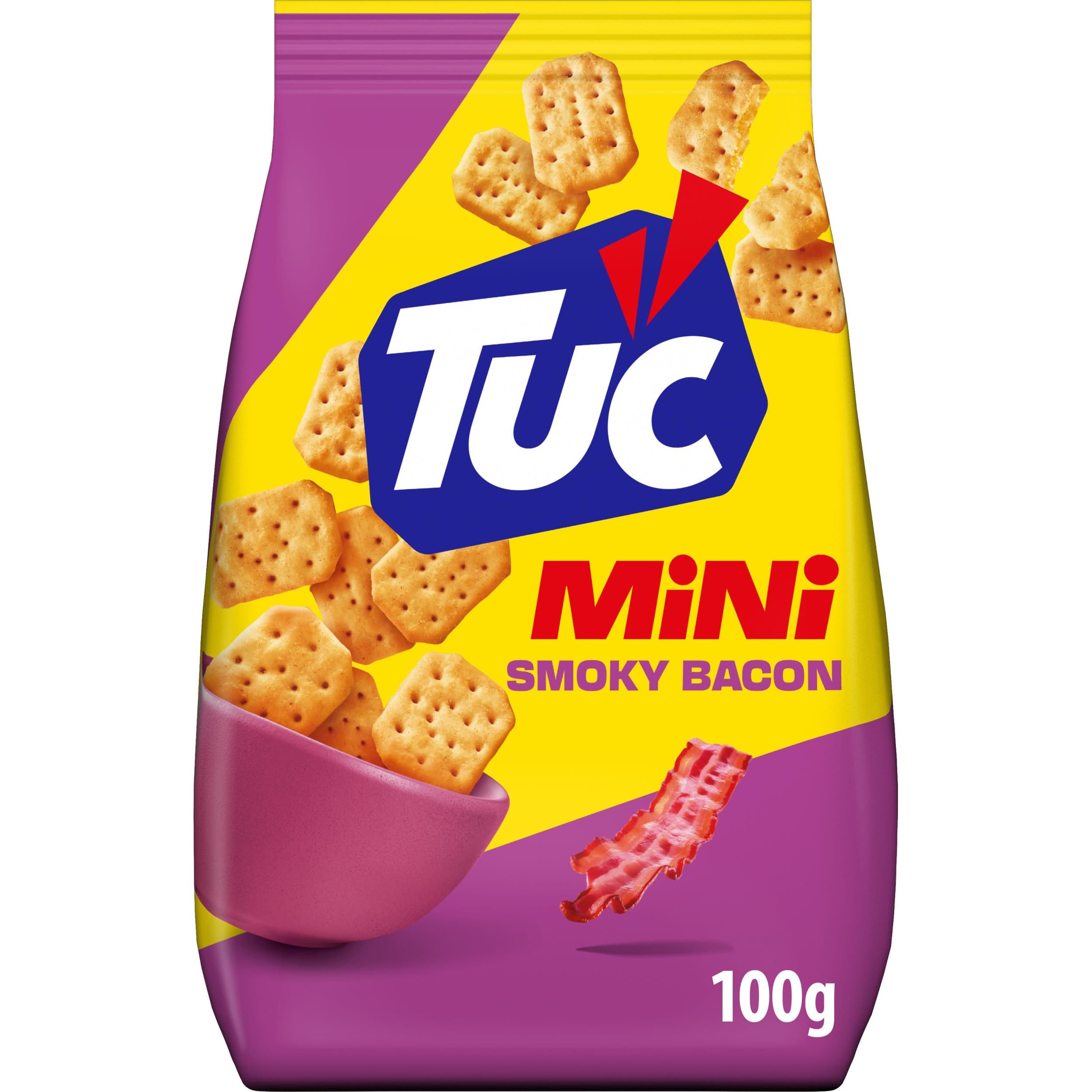 Tuc krekry Mini s příchutí uzené slaniny 100g