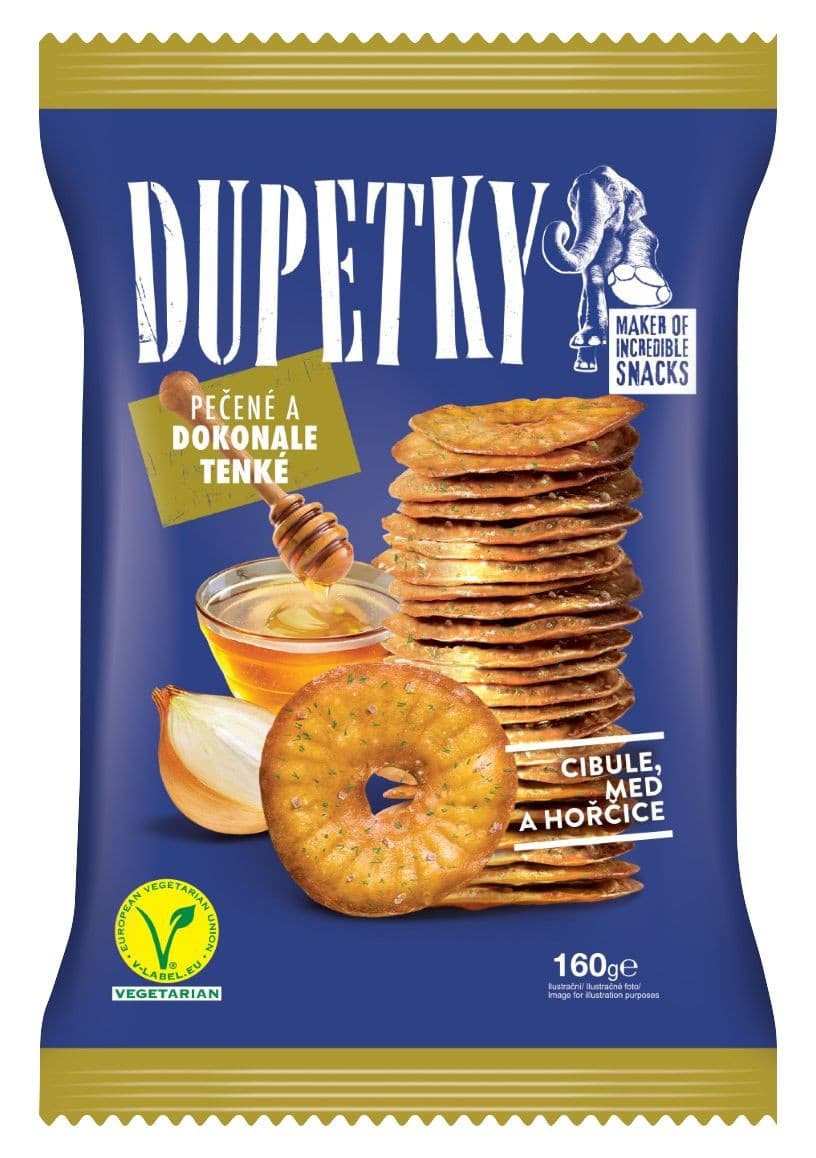 Dupetky Cibule, med a hořčice 160g