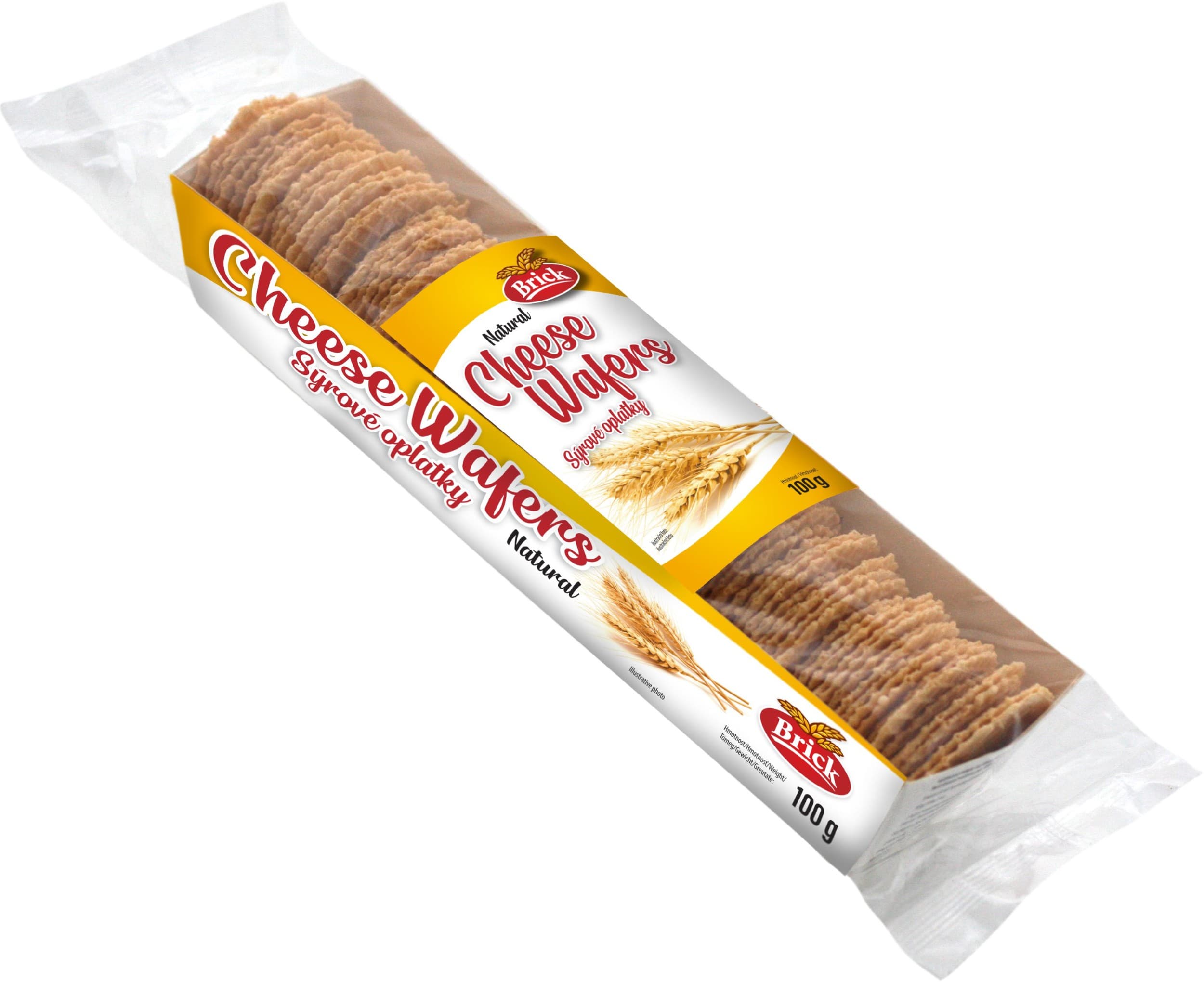 Brick Sýrové oplatky natural 100g