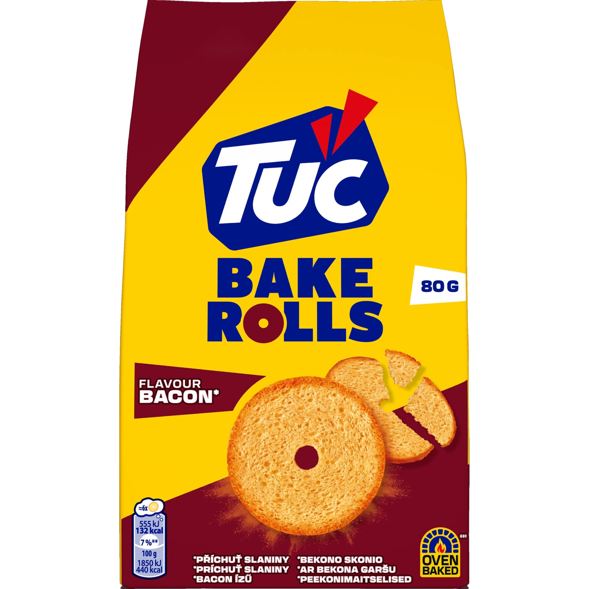 Tuc Bake Rolls slanina 80 g