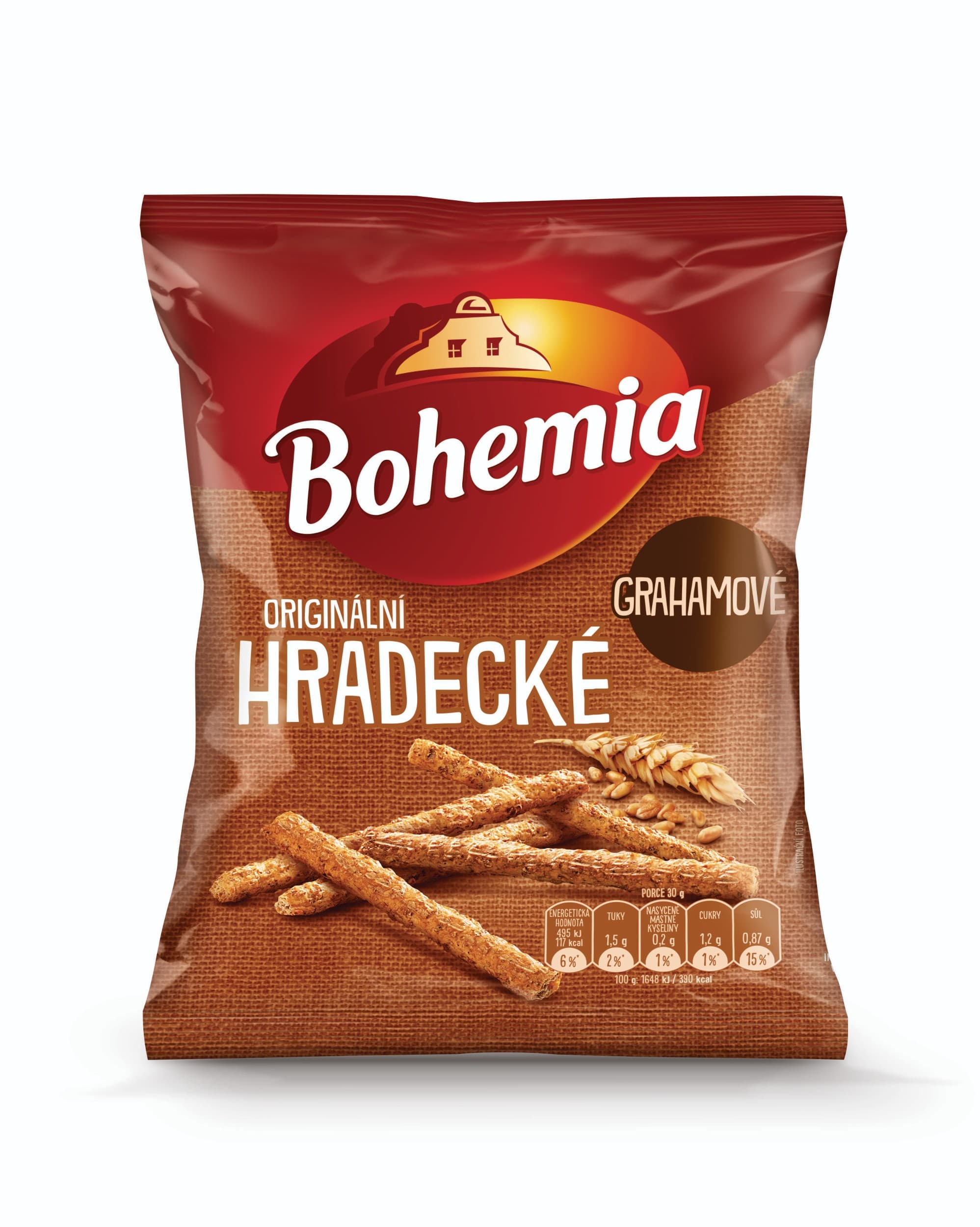 Bohemia Hradecké tyčinky grahamové 90 g