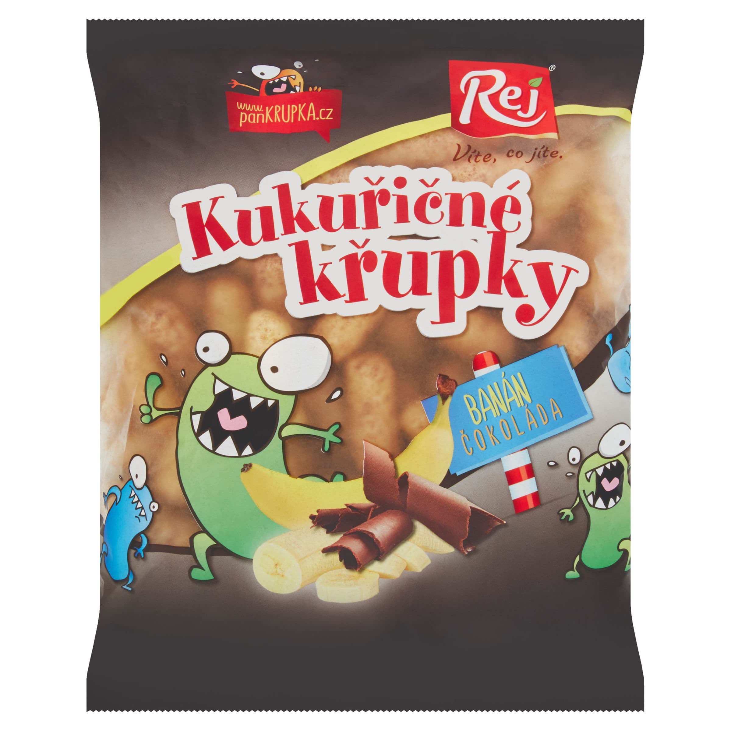 Rej Křupky kukuřičné banán/čokoláda 90 g