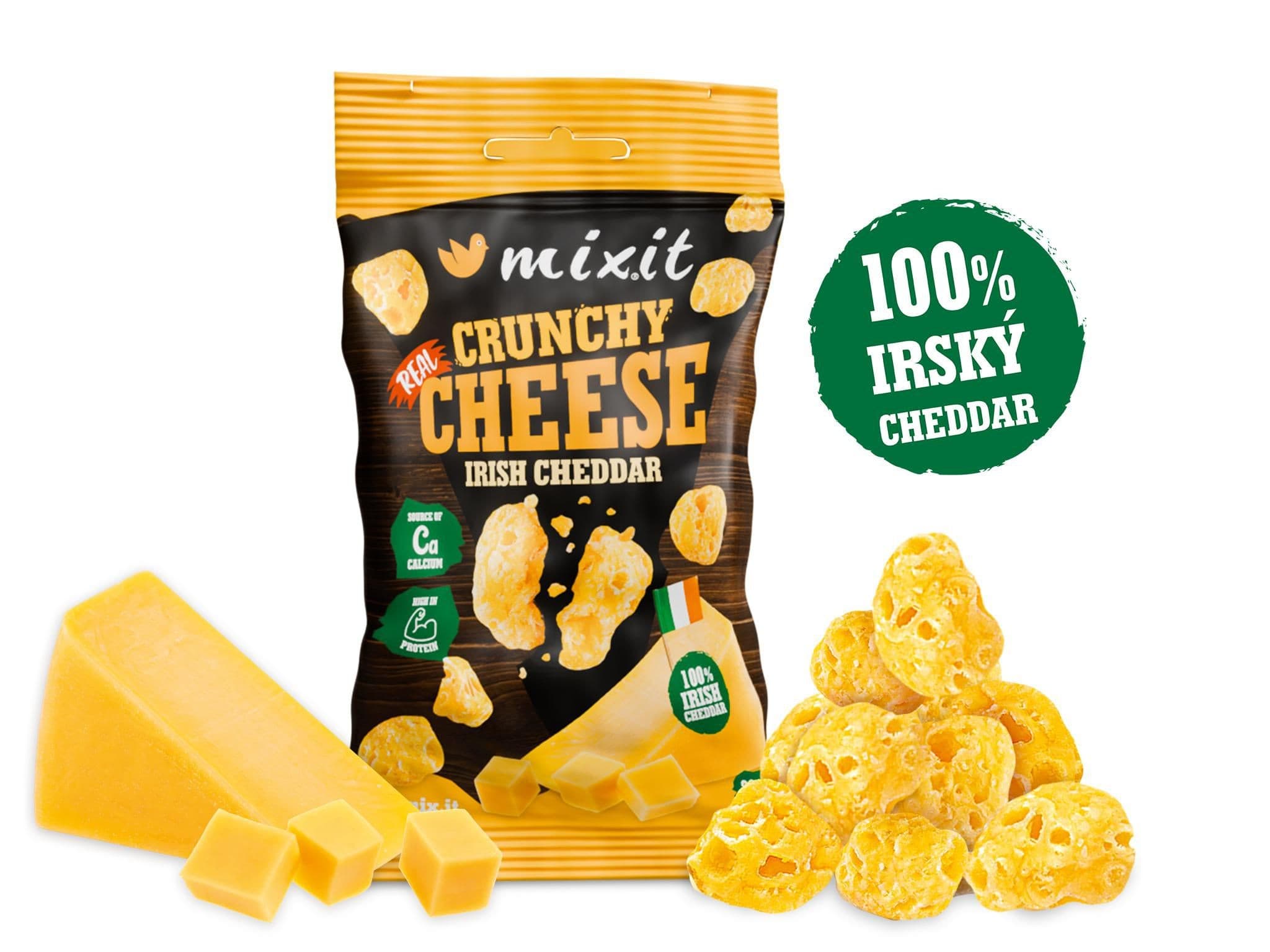 Mixit Křupavý sýr do kapsy - Irský cheddar 20g