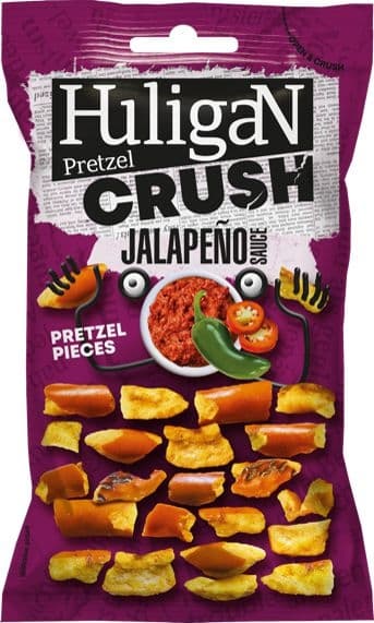 Huligan Preclíky lámané s Jalapeňo 65 g