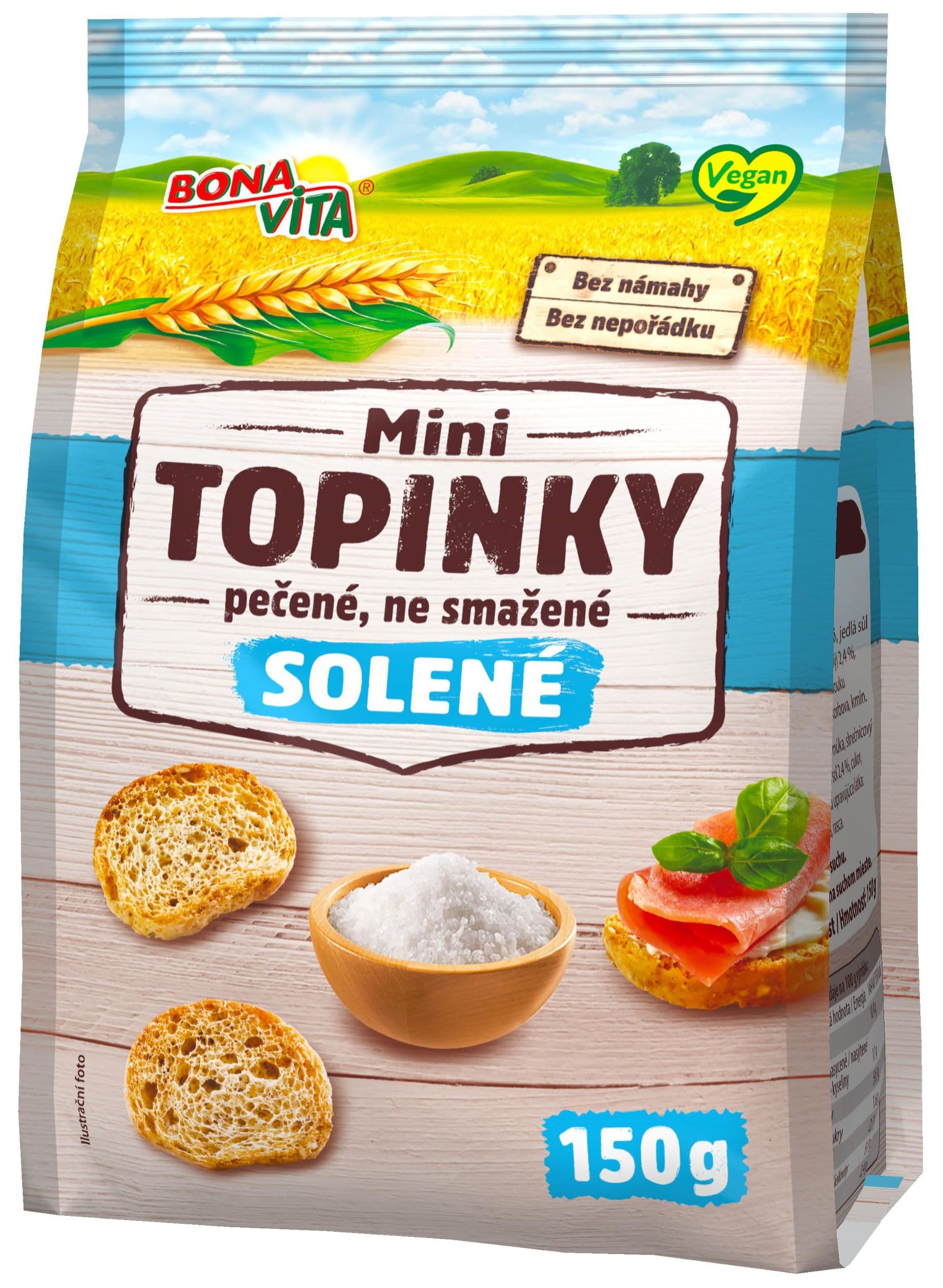 Bona Vita Mini topinky solené 150g