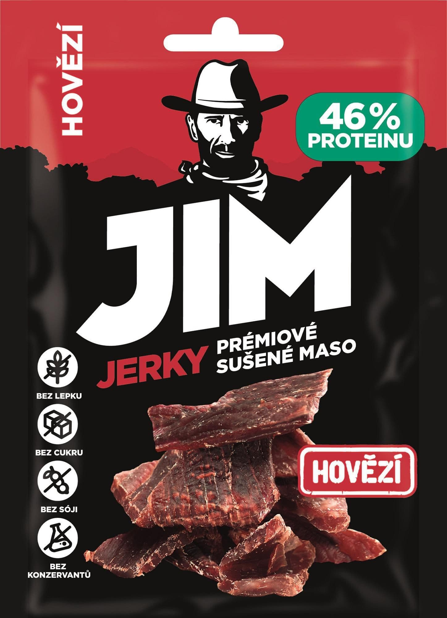 Jim Jerky hovězí 23g
