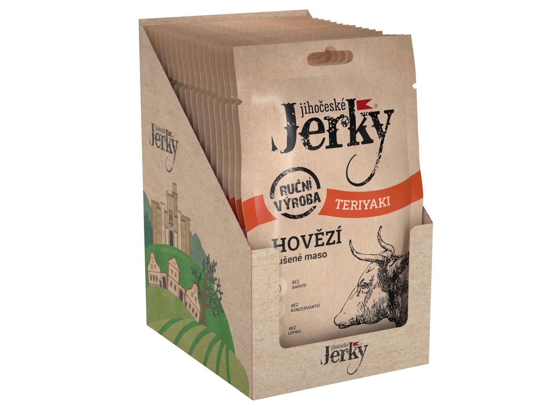 Jihočeské jerky Hovězí teriyaki 20g
