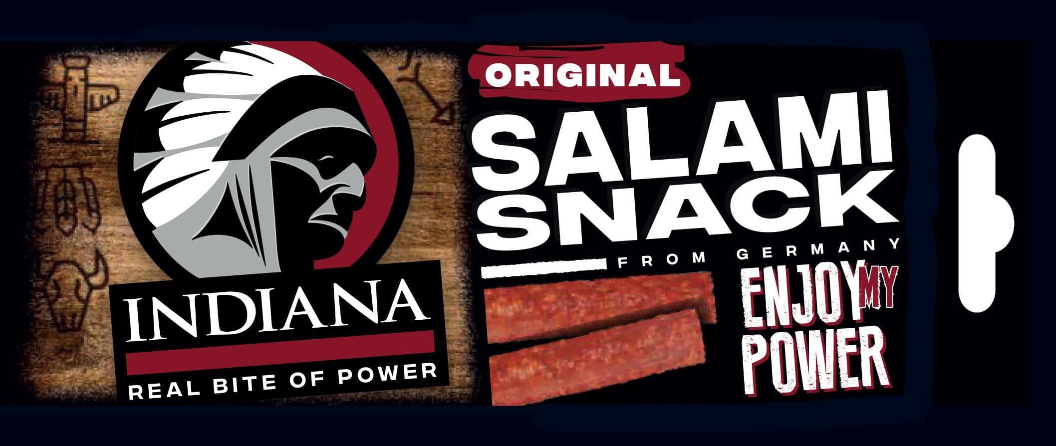 Indiana Jerky Salami Snack Original 18 g