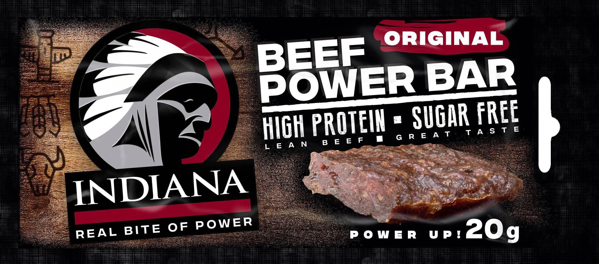 Indiana Jerky power bar original 20 g