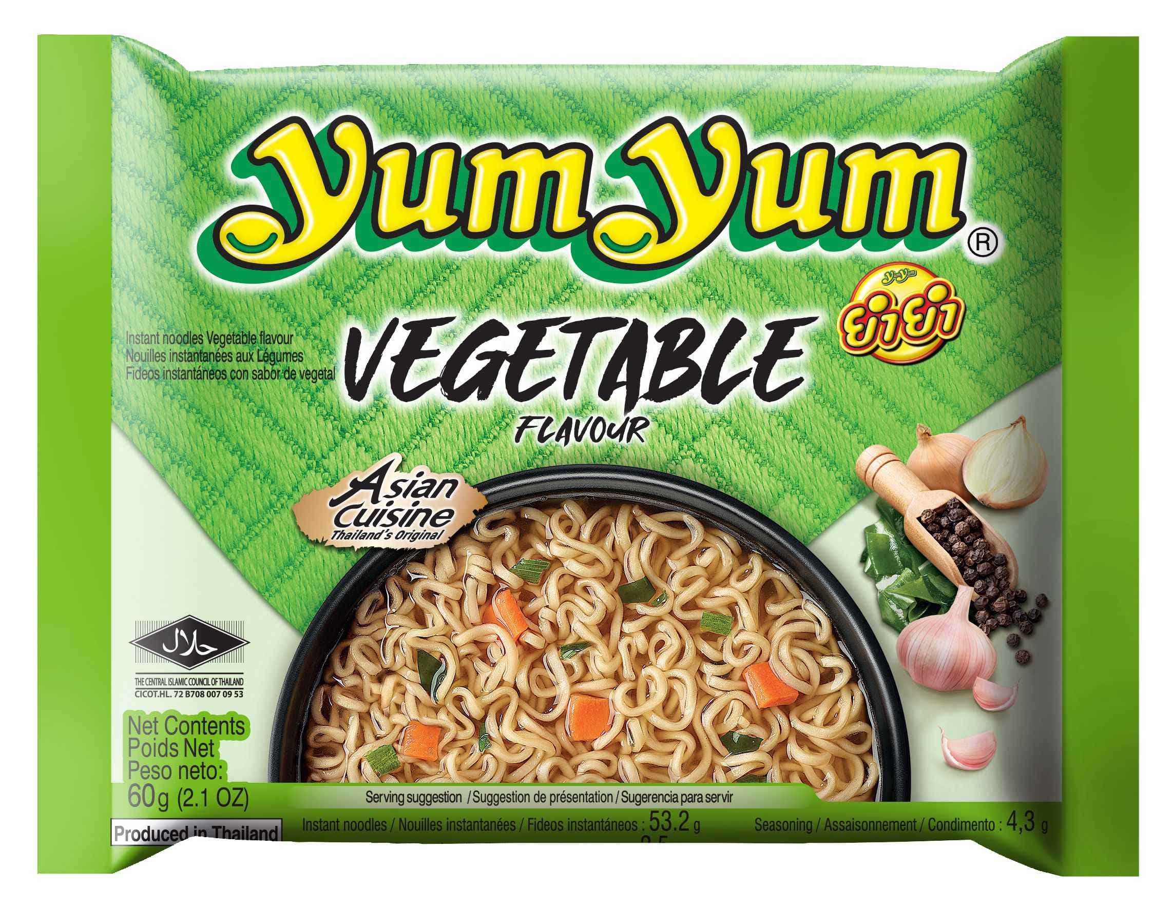 YumYum Instantní nudlová polévka se zeleninovou příchutí 60 g