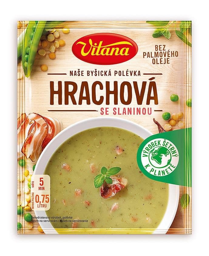 Vitana Hrachová polévka se slaninou 72g