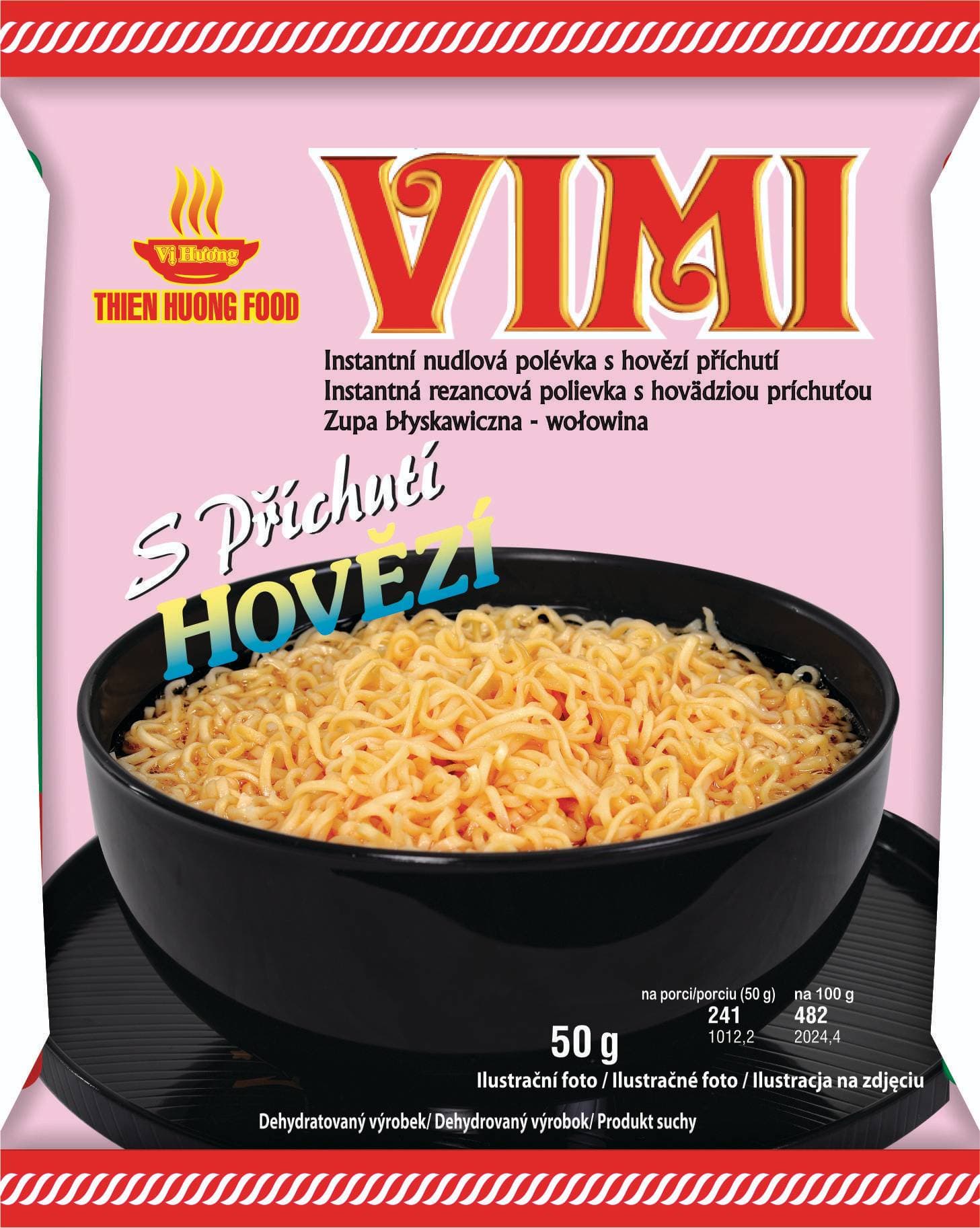 Vimi Instantní nudlová polévka hovězí 50 g