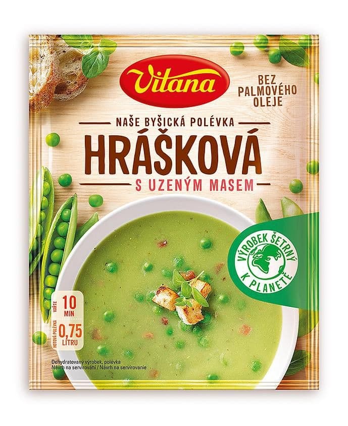 Vitana Naše byšická polévka hrášková s uzeným masem 61g
