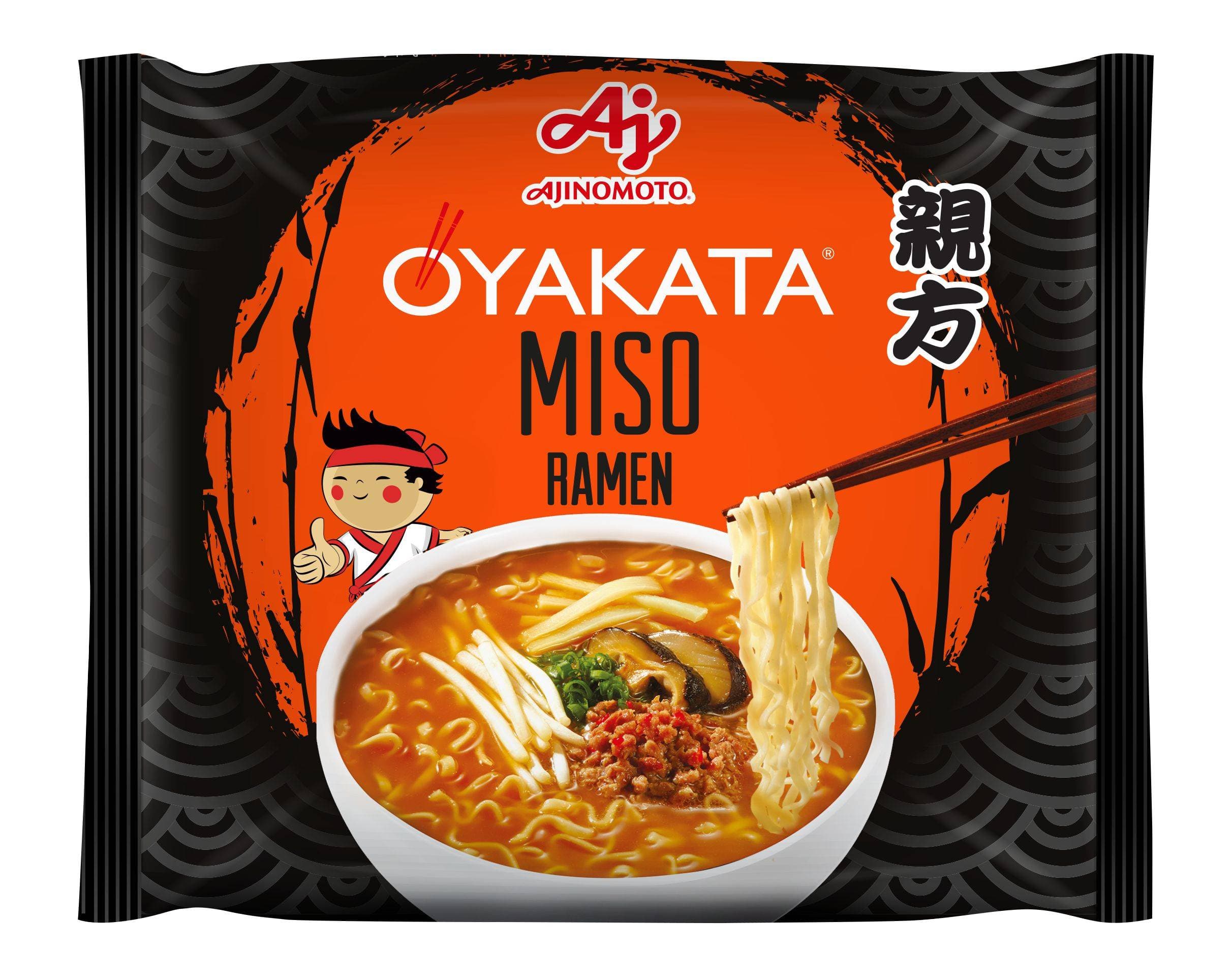 Oyakata Instantní japonská nudlová polévka s příchutí Miso 89 g