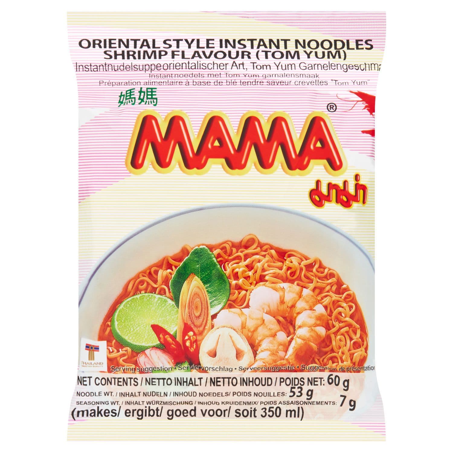 Mama Instantní krevetová polévka Tomyum 60g