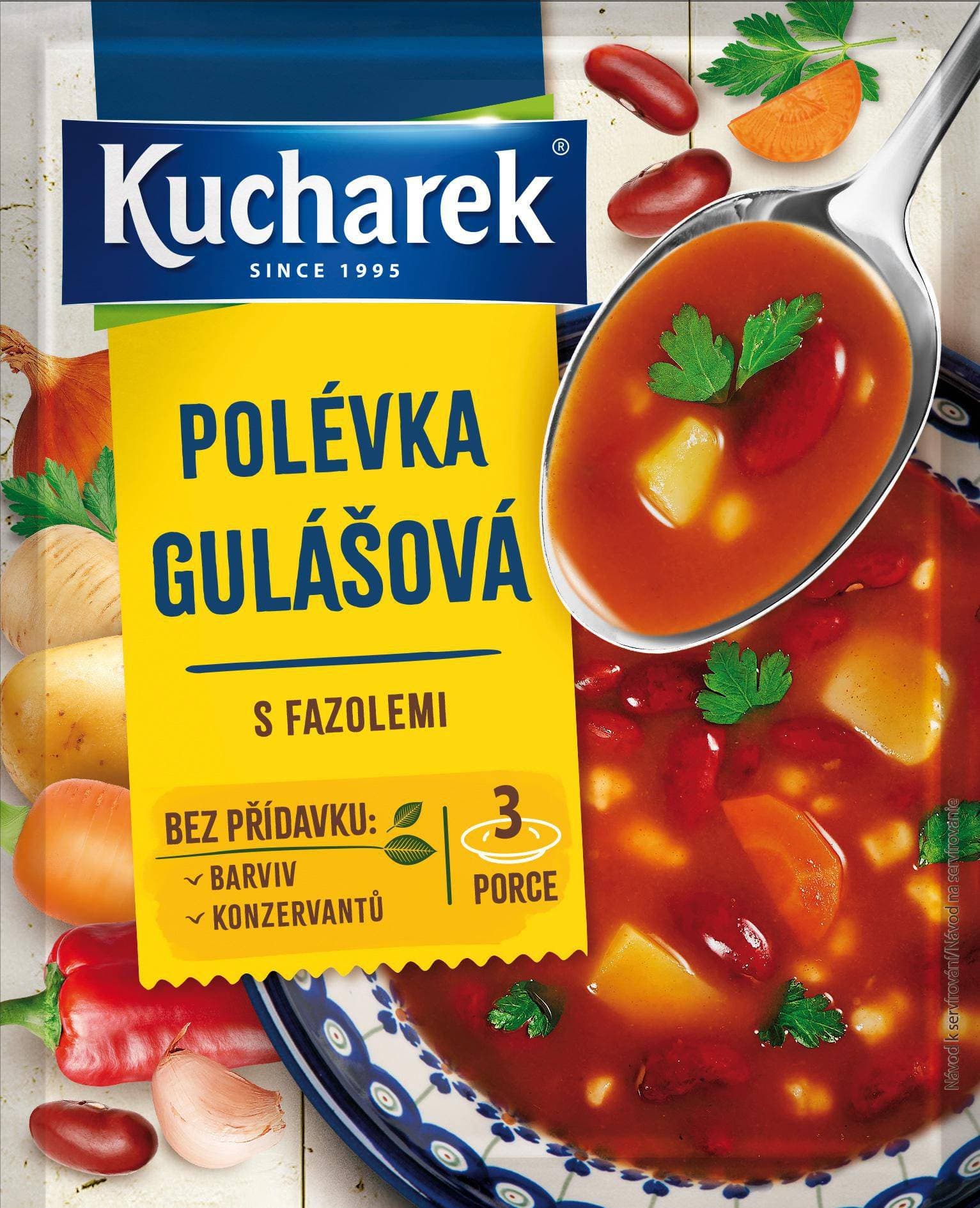 Kucharek Polévka Gulášová s majoránkou 54g
