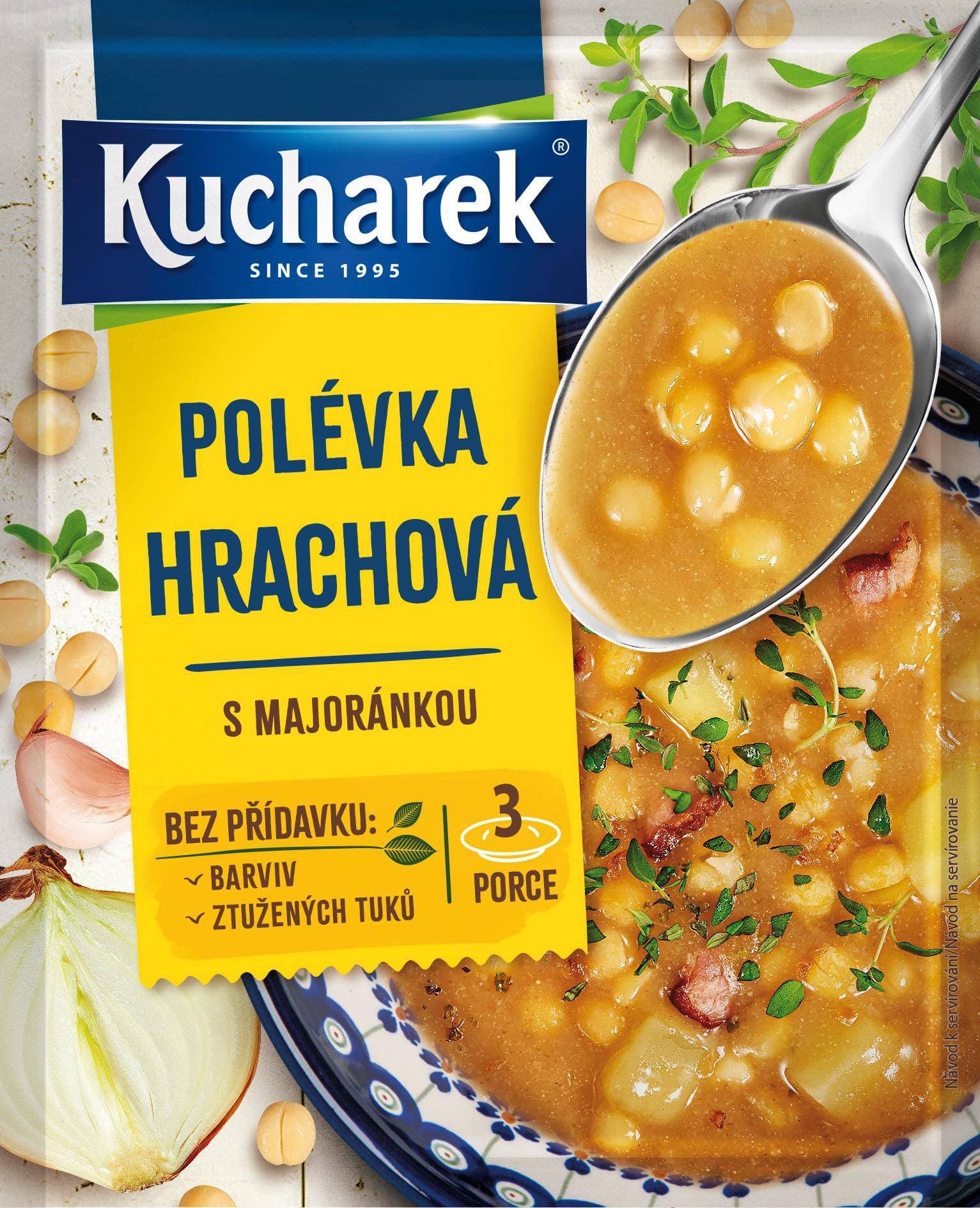 Kucharek Polévka Hrachová s majoránkou 68 g