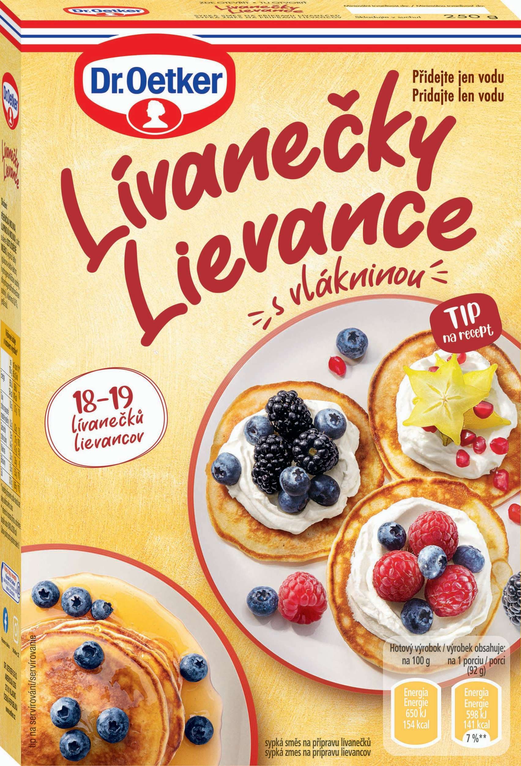 Dr. Oetker Lívanečky 250 g