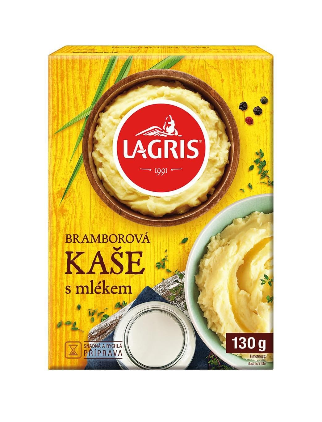 Lagris Bramborová kaše s mlékem 130 g
