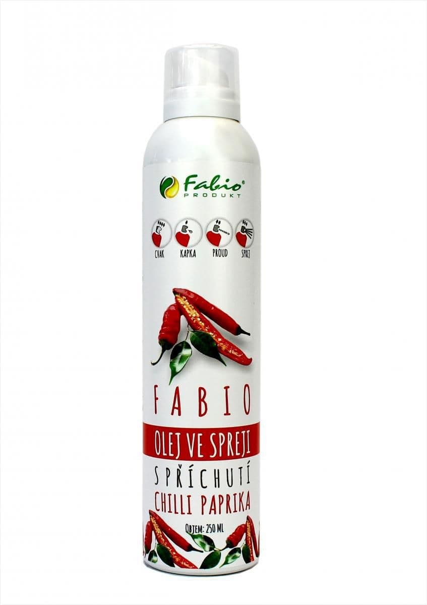 Fabio Produkt Olej ve spreji chilli 250ml