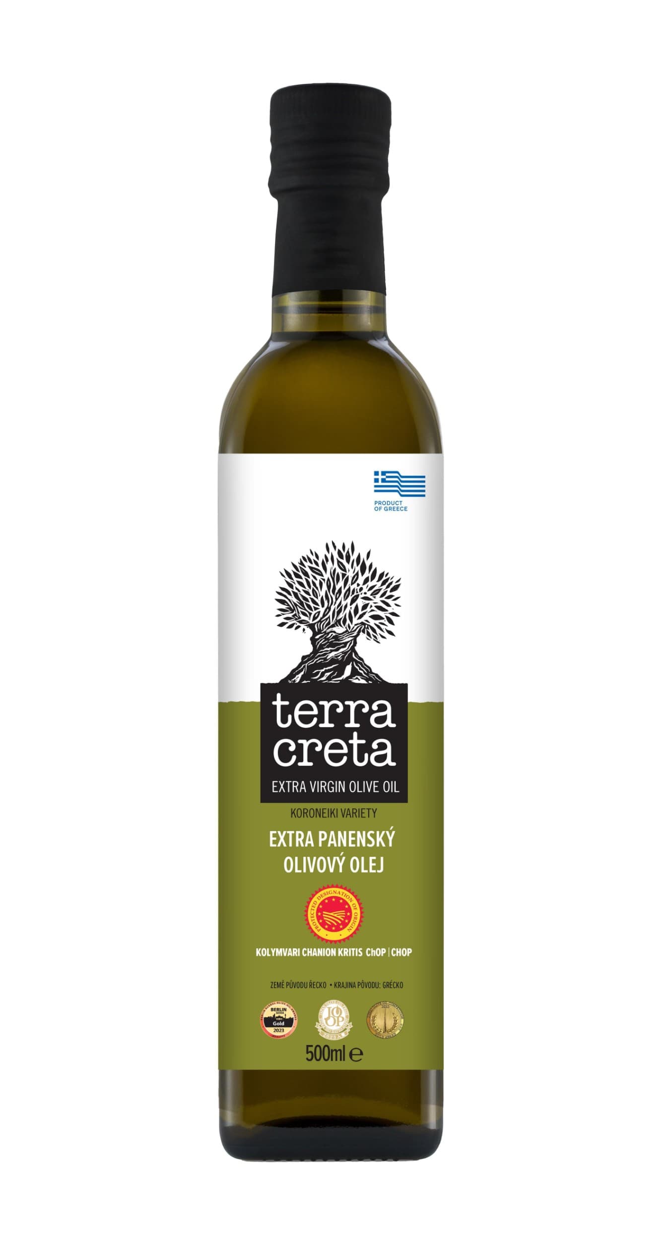 Terra Creta EVOO Estate PDO Kolymvari Olivový olej 500ml