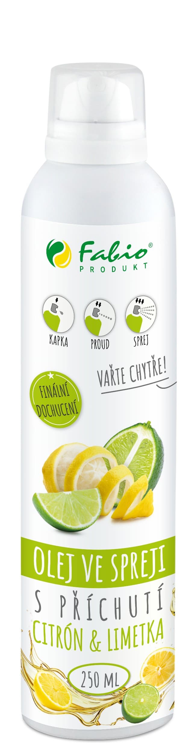 Fabio Produkt Olej ve spreji s příchutí citrón & limetka 250ml