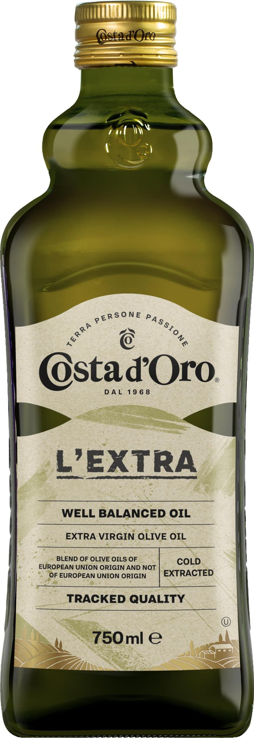 COSTA d’Oro EVOO Extra panenský olivový olej 750ml
