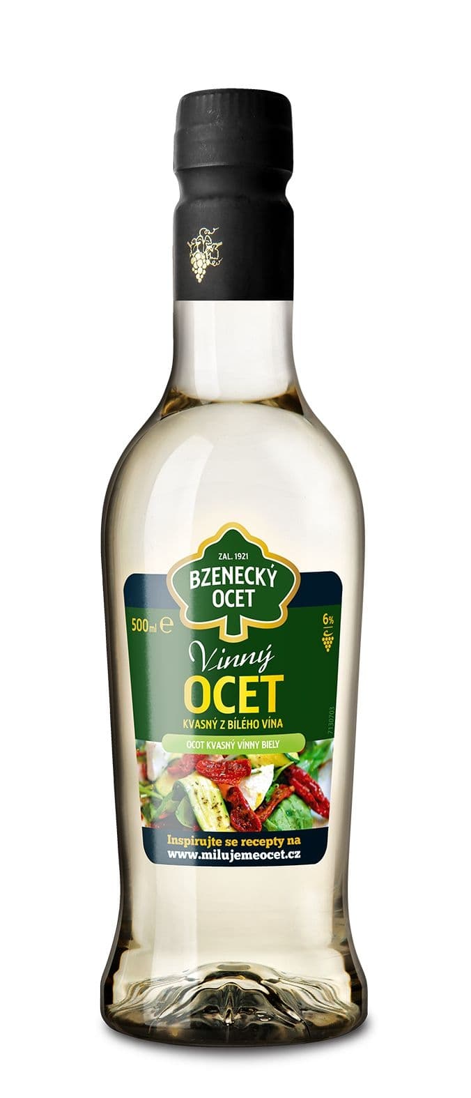 Bzenecký ocet  vinný bílý 6% 500 ml
