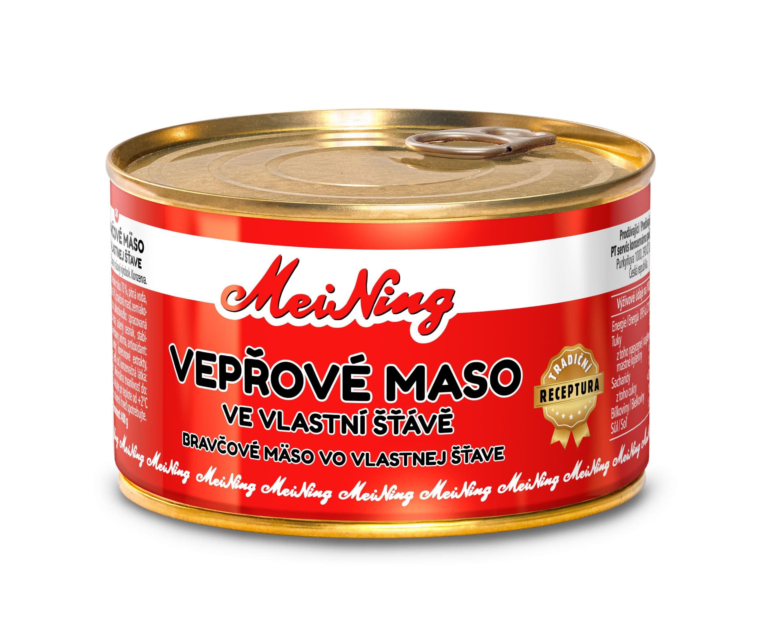 Mei Ning Vepřové maso ve vlastní šťávě 400 g