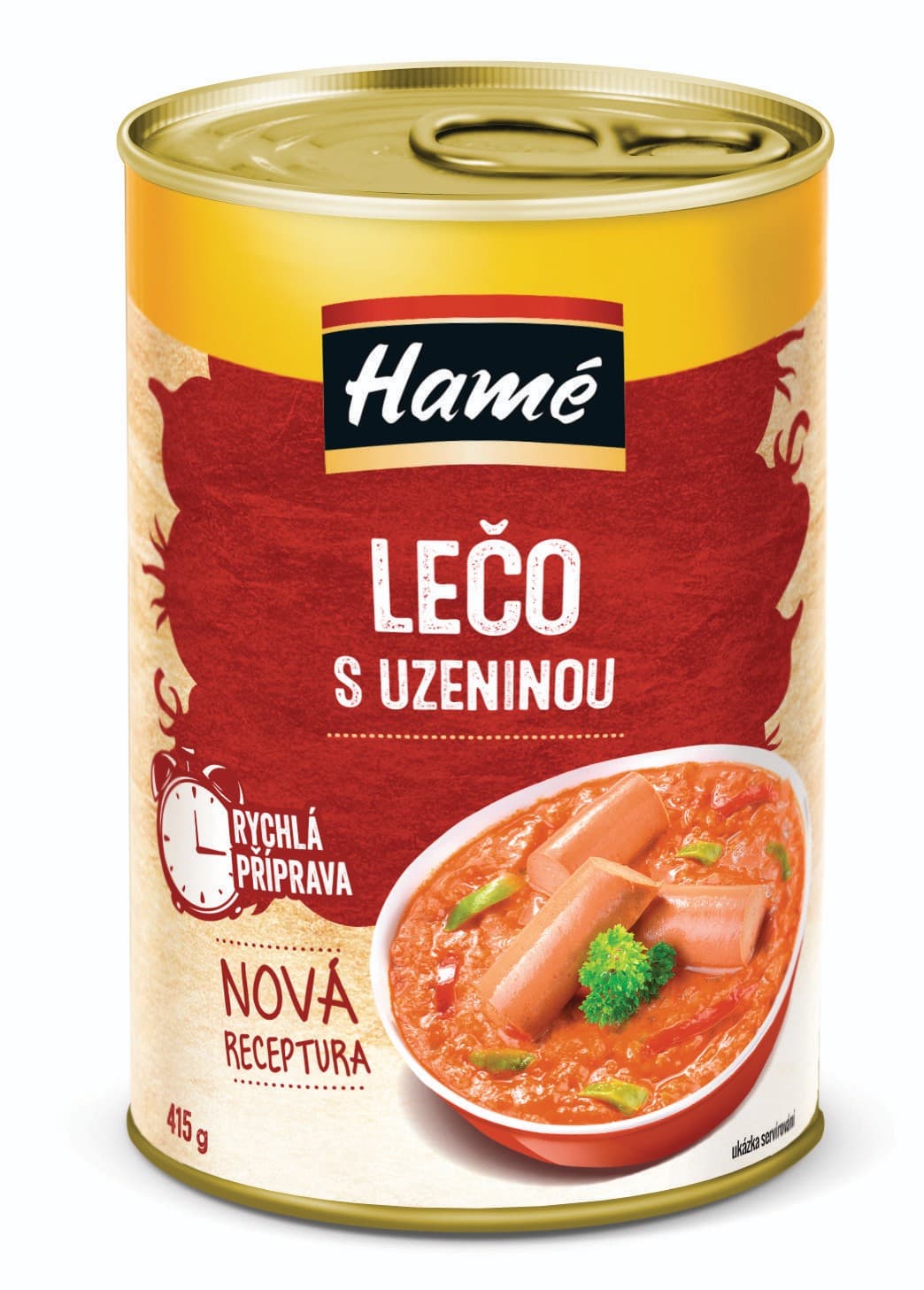 Hamé Lečo s uzeninou 415 g
