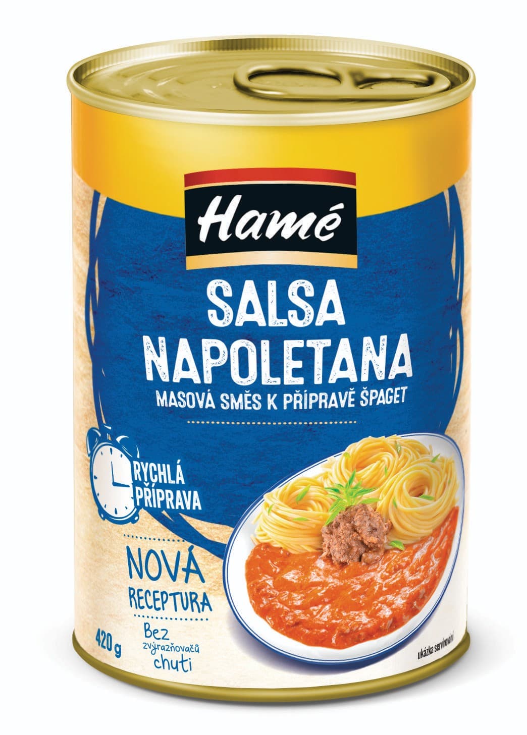 Hamé Salsa Napoletana masová směs k přípravě špaget 420 g