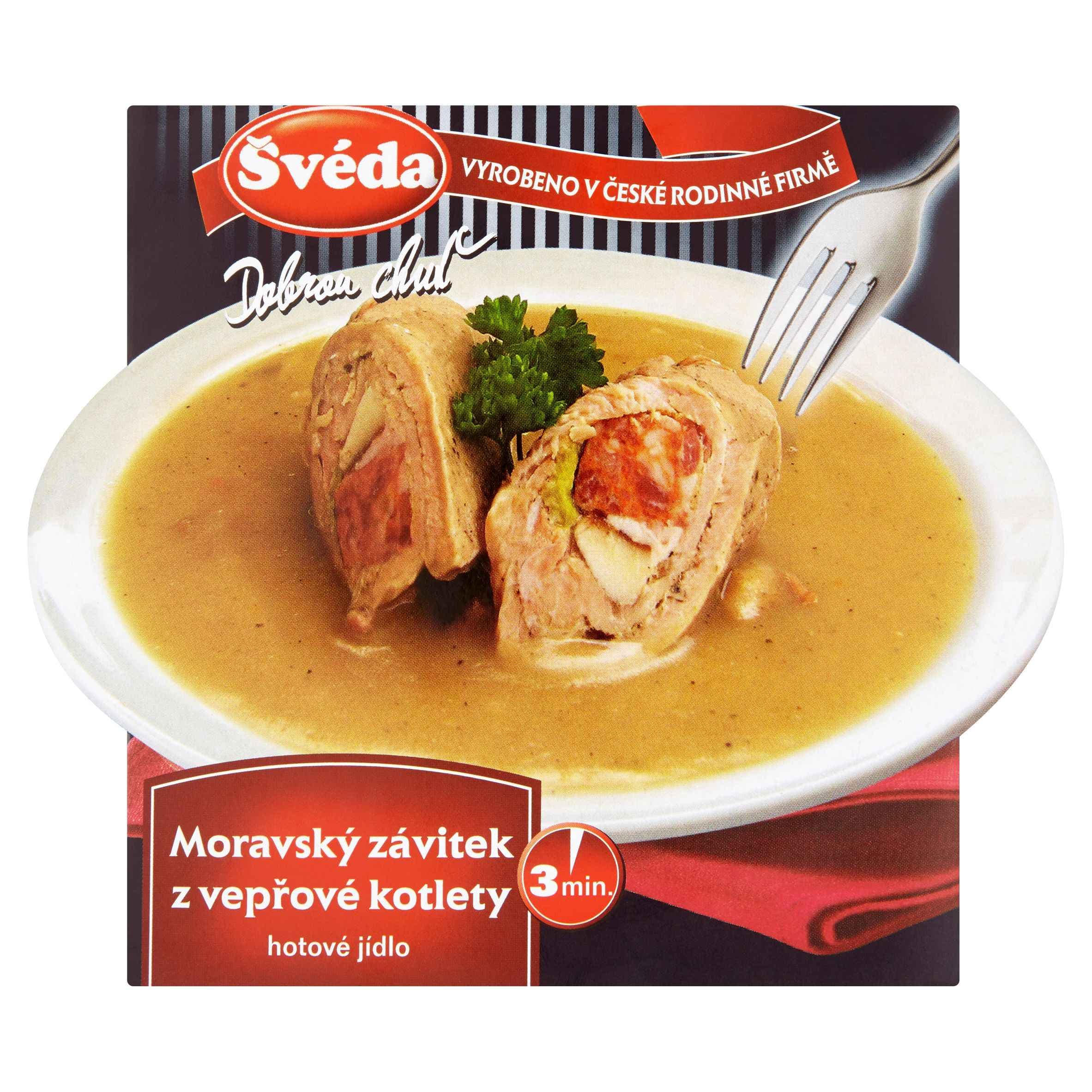 Švéda Moravský závitek z vepřové kotlety 330g