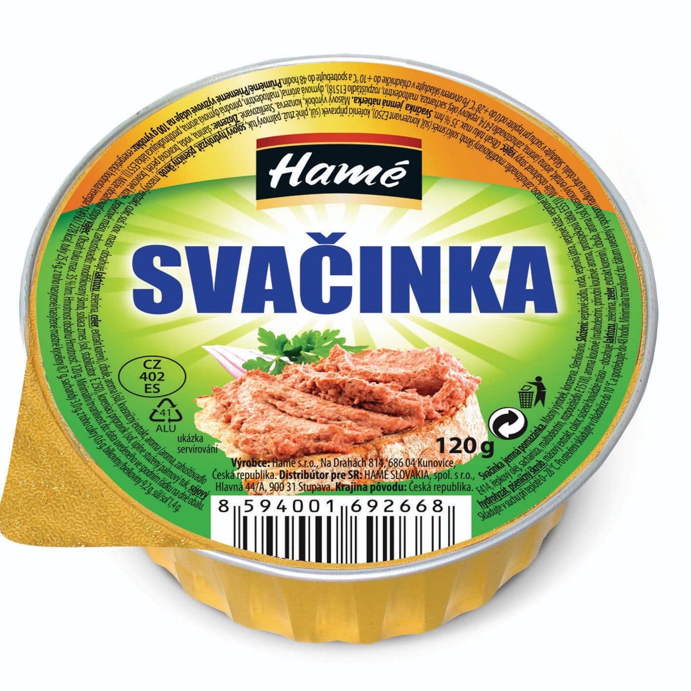 Hamé Svačinka Jemná pomazánka 120 g