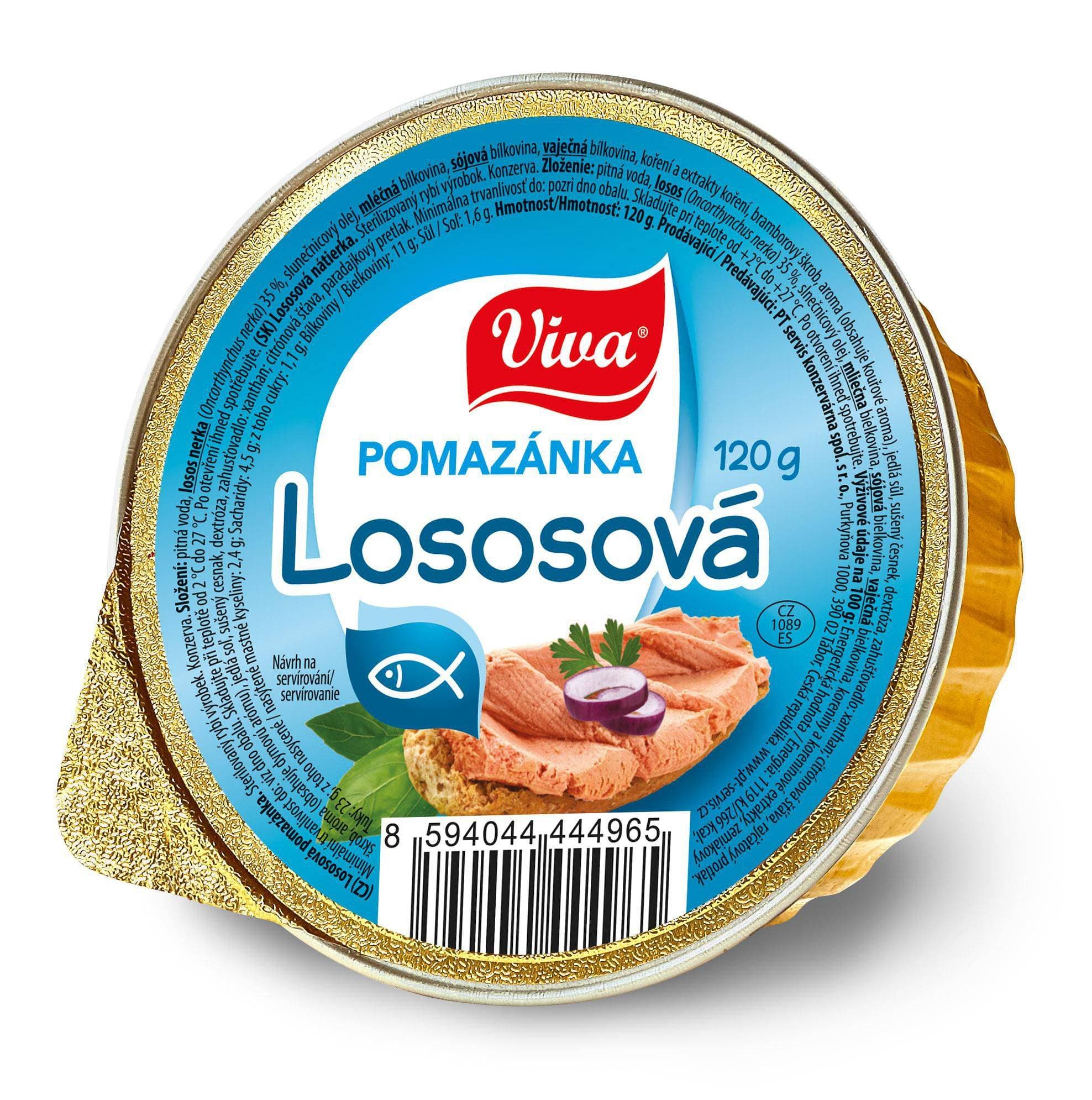 Viva Lososová pomazánka 120g