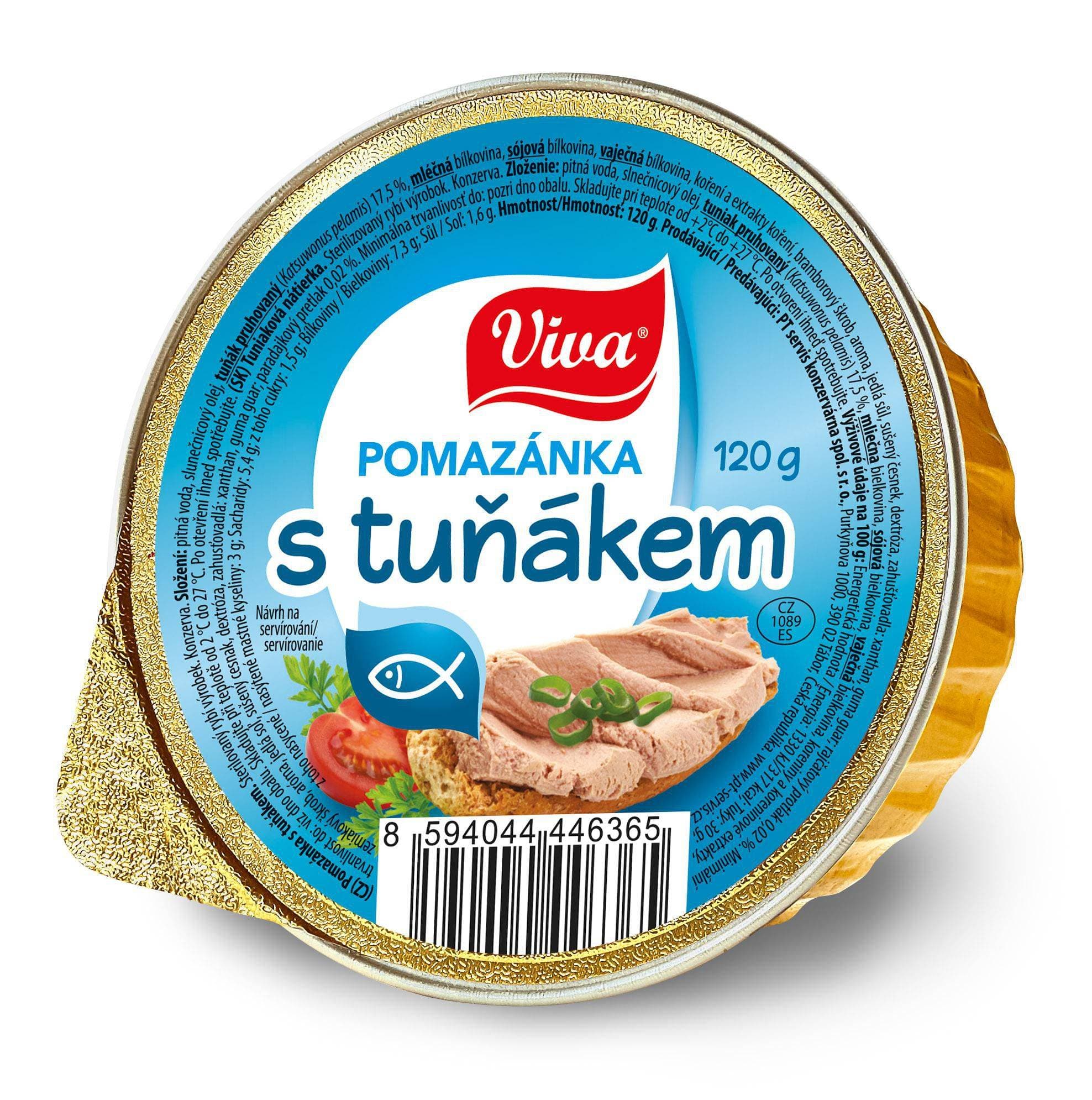 Viva Pomazánka s tuňákem 120g