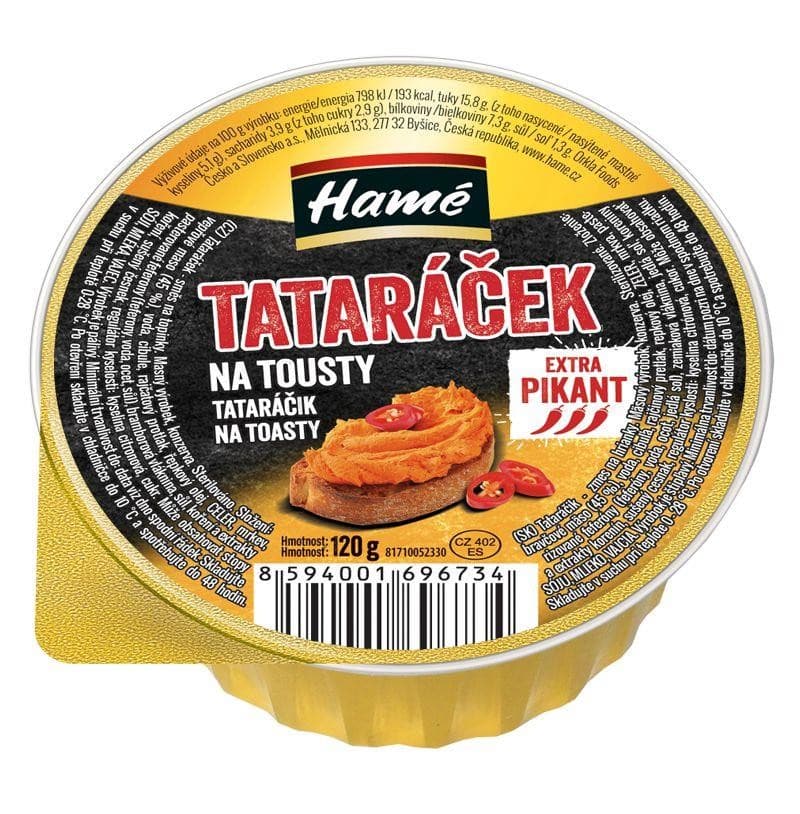 Hamé Tataráček na tousty 120g