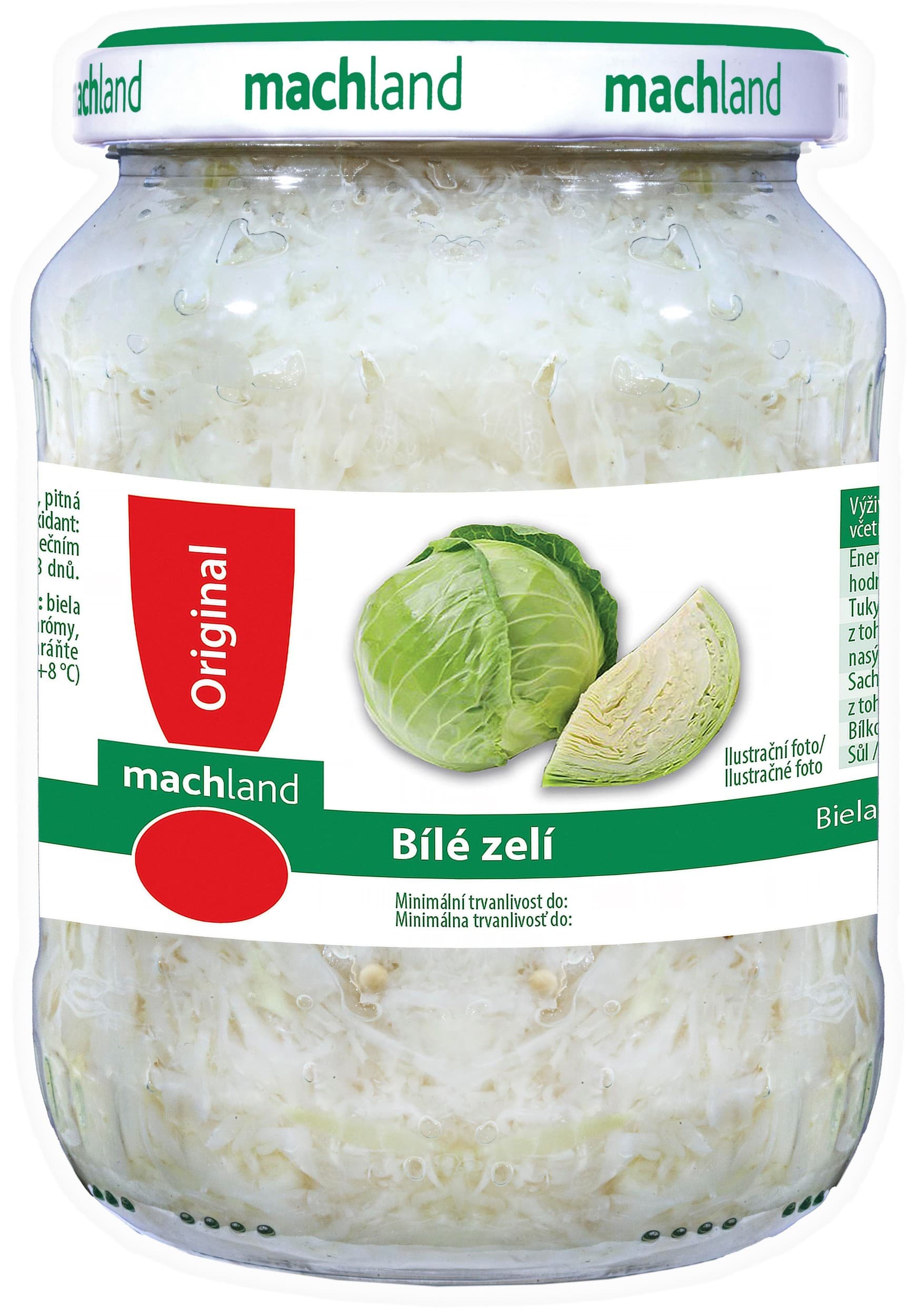 Machland Bílé zelí 670 g