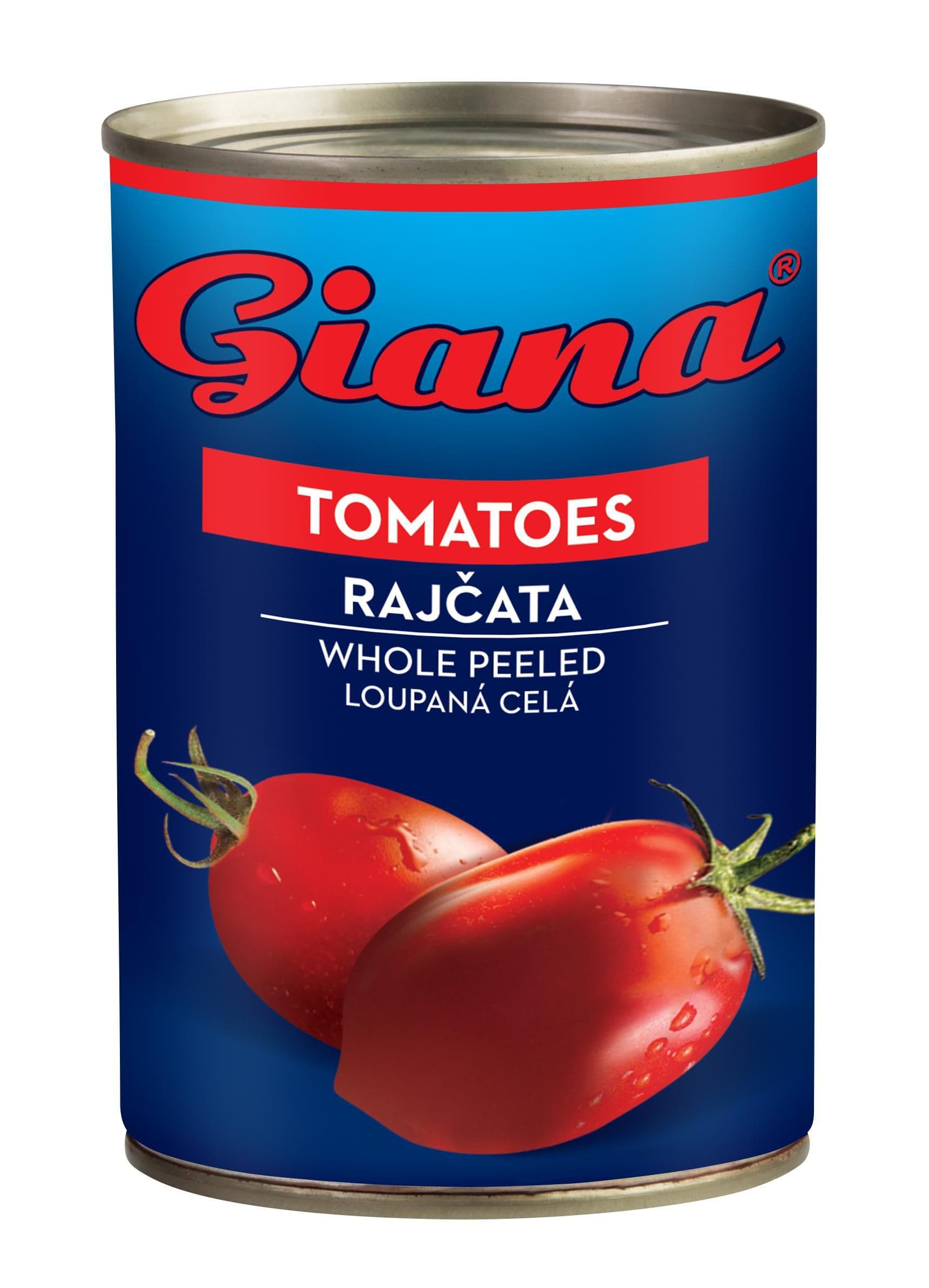 Giana Rajčata loupaná celá 400g