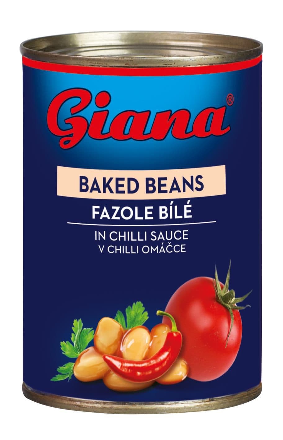 Giana Fazole bílé v chilli omáčce 410 g