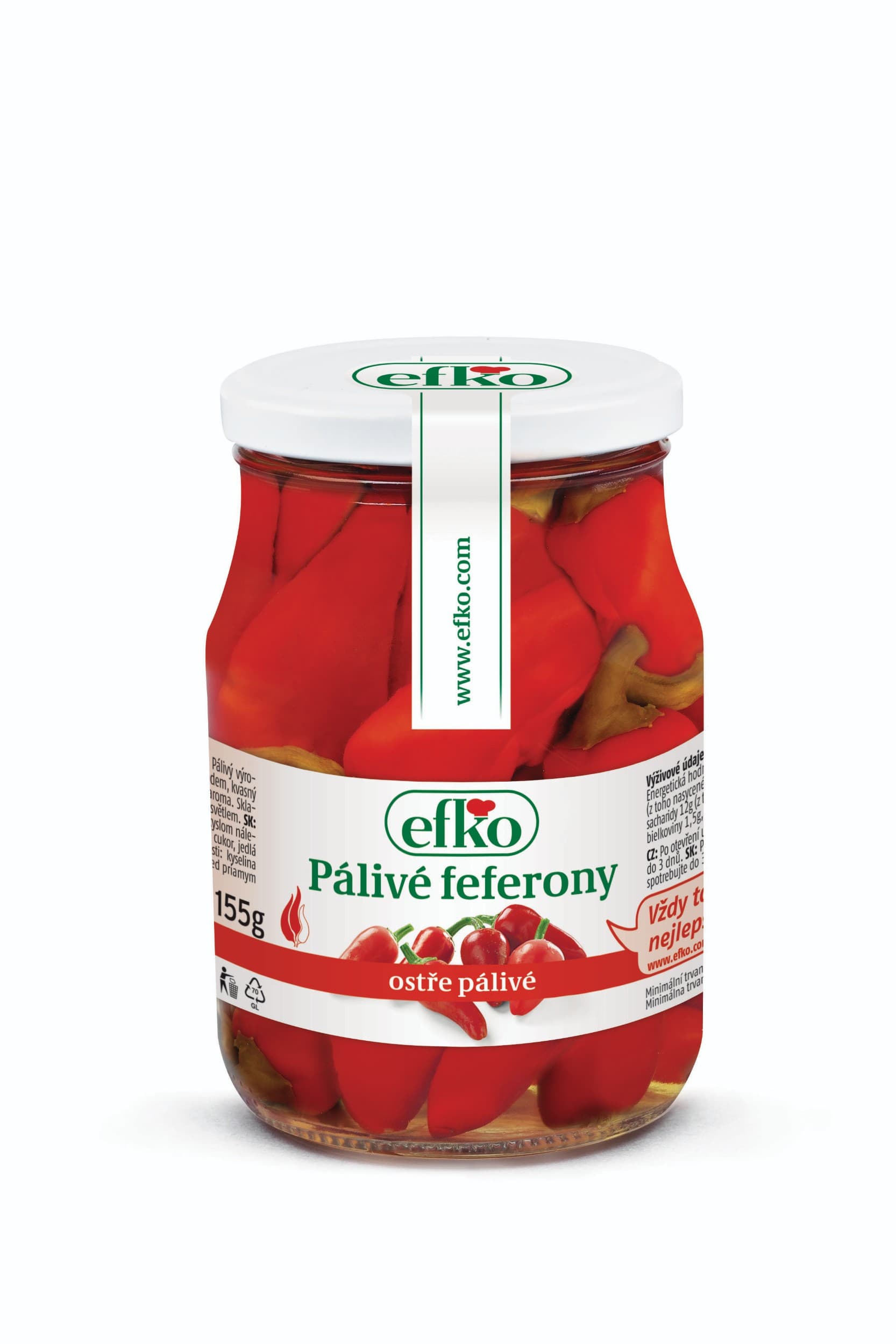 Efko Pálivé feferony 370 ml