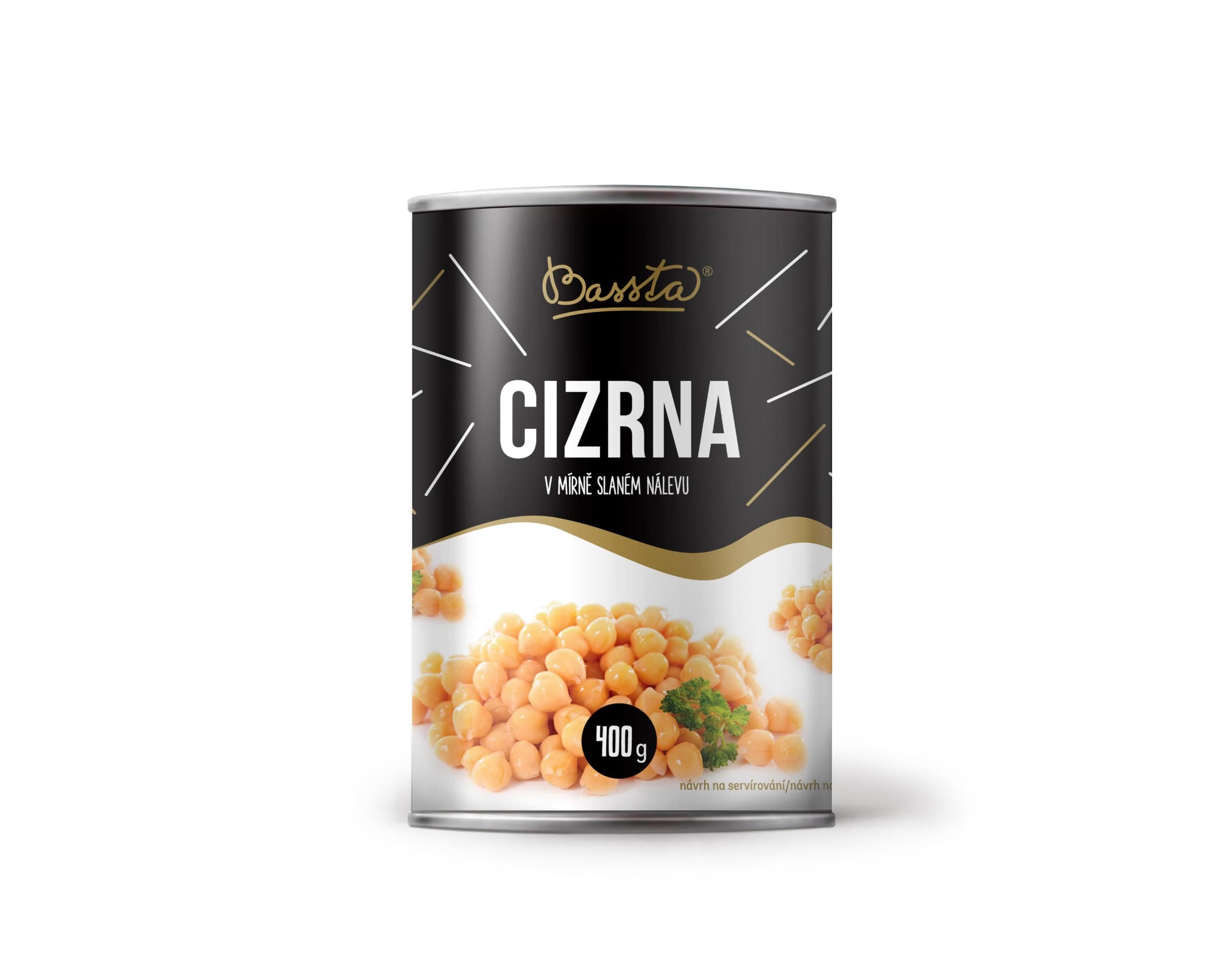 Bassta Cizrna v mírně slaném nálevu 400g